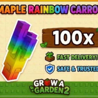 100X Maple Rainbow Carrot
