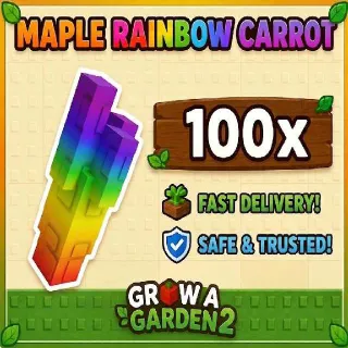 100x M Rainbow Carrot