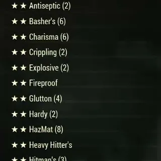 2 Star Legendary MODS