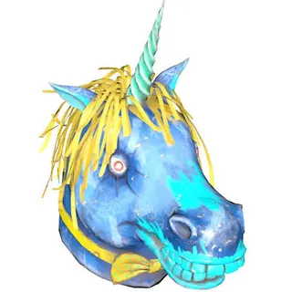 FASNACHT GLOWING UNICORN MASK 