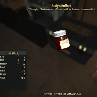 SURLY'S BUFFOUT (RARE AID)