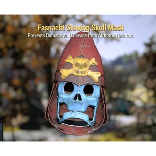 FASNACHT GLOWING SKULL MASK 