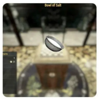 BOWL OF SALT (DISPLAYABLE MISC)