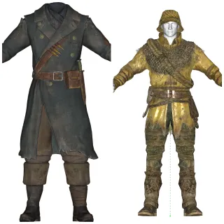 HUNTERS LONG COAT & LONGSHOREMAN SET