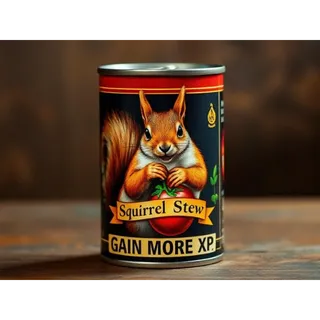 100 CANNED TASTY SQUIRREL STEW 