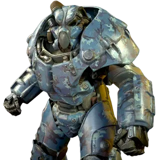 BLUE CAMO POWER ARMOR PAINT PLAN