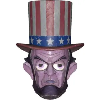 FASNACHT GLOWING ABE MASK