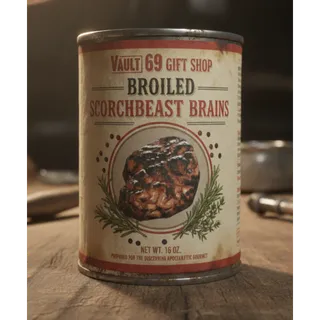 25 CANNED BROILED SCORCHBEAST BRAINS