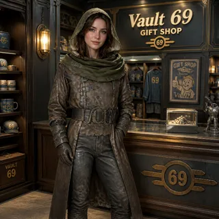 LEATHER COAT 