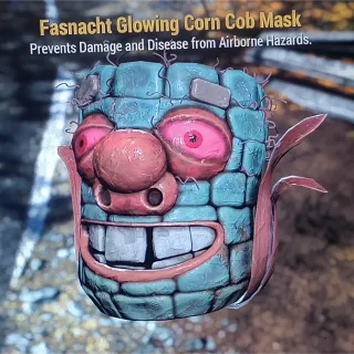 FASNACHT GLOWING CORN COB MASK 