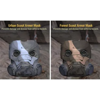URBAN & FOREST SCOUT ARMOR MASKS