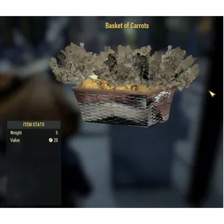 BASKET OF CARROTS (DISPLAYABLE MISC)