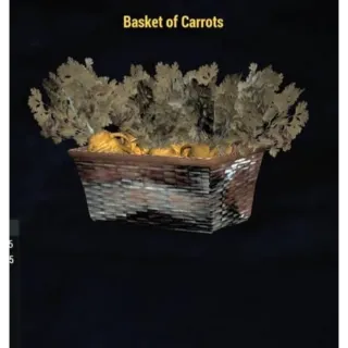BASKET OF CARROTS (DISPLAYABLE MISC)