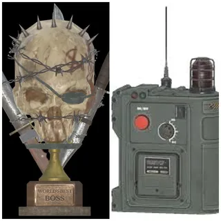 DAVID'S TROPHY & DISTRESS BEACON (DISPLAYABLE MISC)