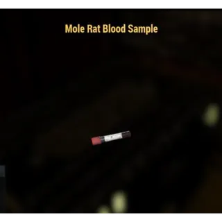 MOLE RAT BLOOD SAMPLE (LEGACY MISC)