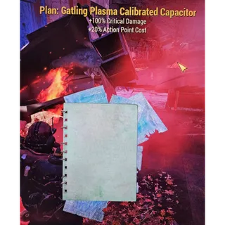 GATLING PLASMA CALIBRATED CAPACITOR PLAN