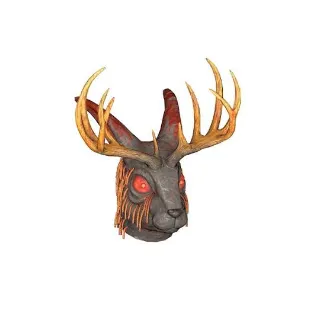 FASNACHT GLOWING JACKALOPE MASK 