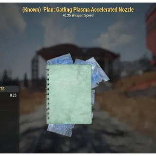 GATLING PLASMA ACCELERATED NOZZLE PLAN