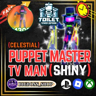 SHINY CHAINED WATCHMAN OF DOOM - TTD - TOILET TOWER DEFENSE I FAST DELIVERY