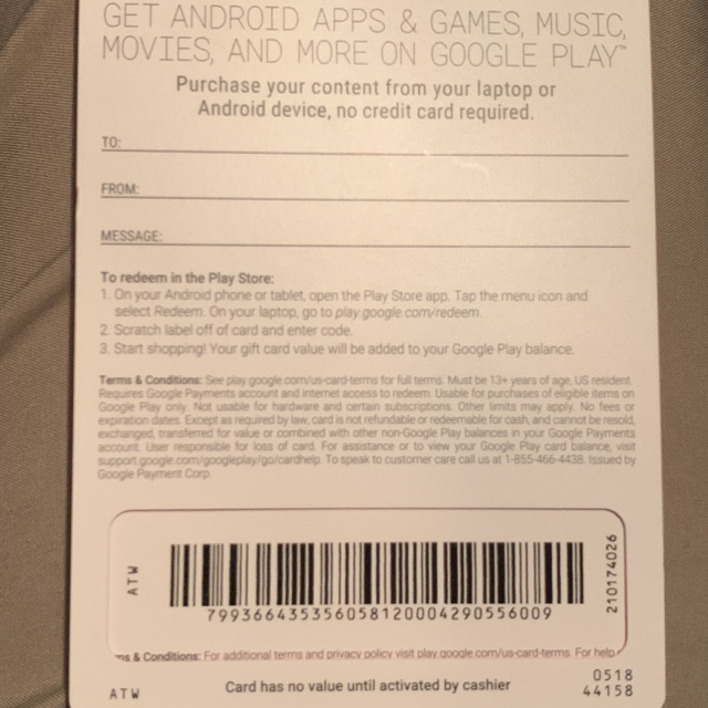 Roblox Gift Card Scratched Off