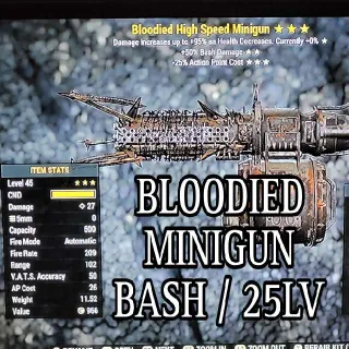 Weapon | Bloodied Bash Minigun