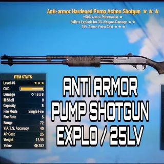 Weapon | Anti Armor Pump Shotgun