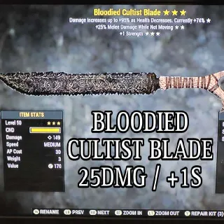 Bloodied Cultist Blade
