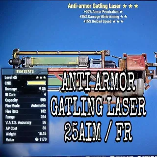 Weapon | Anti Armor Gatling Laser