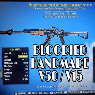 Weapon | Bloodied 50 15 Handmade