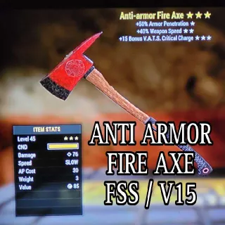 Weapon | Anti Armor Fire Axe