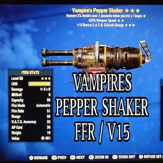 Weapon | Vampires Pepper Shaker