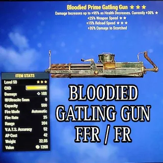 Weapon | Bloodied Gatling Gun