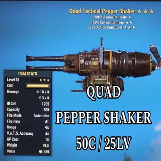 Weapon | Quad Pepper Shaker