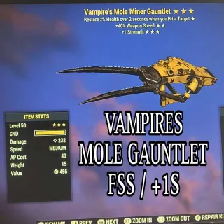 Vampires Mole Gauntlet