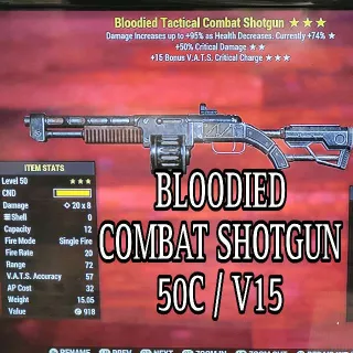 Bloodied Combat Shotgun