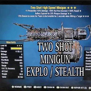 Two Shot Minigun