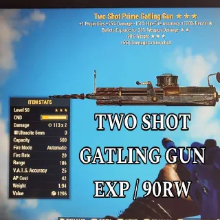 Two Shot Gatling Gun