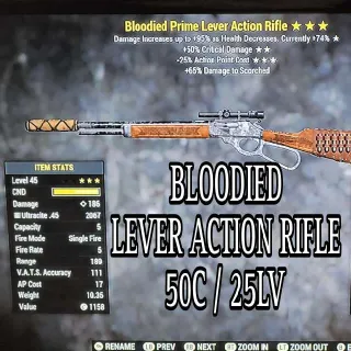 Bloodied Lever Rifle