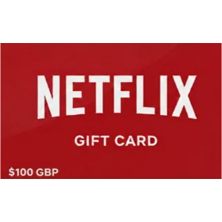 £100.00 GBP Netflix