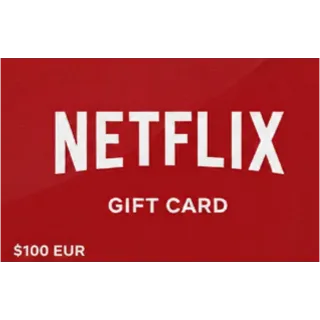 €100.00 EUR Netflix