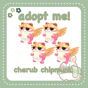 cherub chipmunk x4
