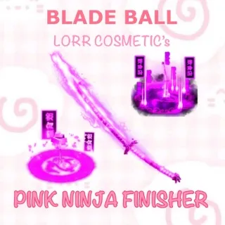 pink ninja finisher set