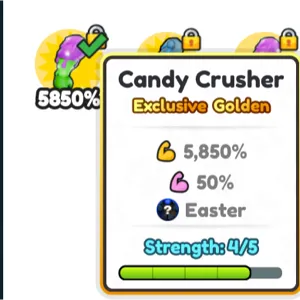 Candy crusher arms