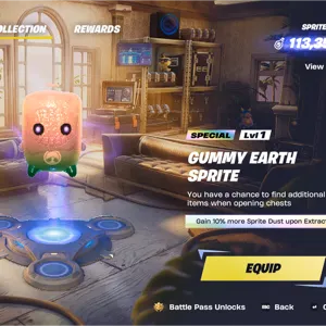 RARE GUMMY EARTH SPRITE!