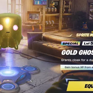 RARE GOLD GHOST SPRITE