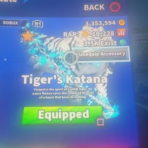Tiger katana
