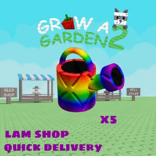 x5 super wateringcan quick delivery (grow a garden 2)
