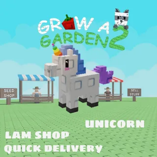 unicorn quick delivery (grow a garden 2)