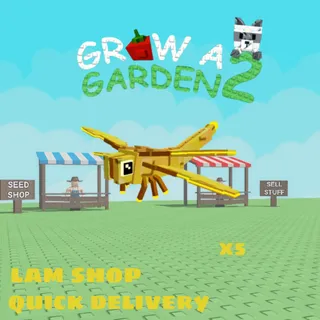 x5 dragonfly quick delivery (grow a garden 2)