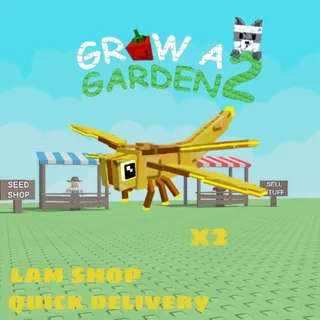 x2 dragonfly quick delivery (grow a garden 2)